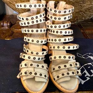 Freebird by Steven Shoes. Brand New NEVER WORN Cassandra riveted strapped boots